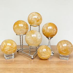 Esfera de Cristal Natural Golden Healer al por Mayor, Artesanía de Alta Calidad para Decoración del Hogar y Regalos, Otras Artesanías de Cristal - Product Image 2