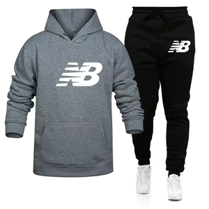 <span class=keywords><strong>Felpa</strong></span> <span class=keywords><strong>con</strong></span> <span class=keywords><strong>Cappuccio</strong></span> da Uomo Oversize, Nuova Moda Multicolore, <span class=keywords><strong>Felpa</strong></span> Sportiva <span class=keywords><strong>con</strong></span> <span class=keywords><strong>Cappuccio</strong></span> e Pantaloni Casual da Uomo - Product Image 3