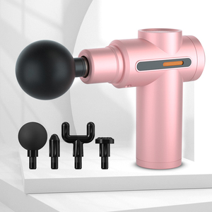 Mini <span class=keywords><strong>pistola</strong></span> de mano para 4 cabezales de masaje, <span class=keywords><strong>pistola</strong></span> de masaje vibratorio, relajación muscular, <span class=keywords><strong>pistola</strong></span> de masaje recargable para hombre - Product Image 2