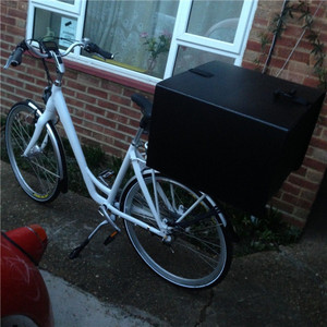 Caja de Reparto de Alimentos Plegable de Material PP Corrugado, Cajas Traseras para Bicicleta, Motocicleta y Scooter para <span class=keywords><strong>Pizza</strong></span> - Product Image 4