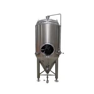 Tanque de fermentação de cerveja em aço inoxidável, 500l 600l 1000l, equipamento de fermentação de cerveja