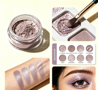 GUANZUN Staubiges Rosa Kosmetik-Metallic-Glitzerpulver 36M Haltbarkeit Kostenlose 1g Probe Lidschatten Highlighter DIY