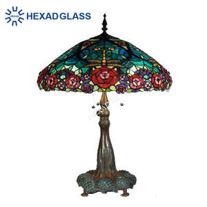 Images personnalisées imprimées numériquement en gros imprimées <span class=keywords><strong>sur</strong></span> des feuilles de vitraux de sécurité trempées en <span class=keywords><strong>verre</strong></span> trempé pour lampe - Product Image 6