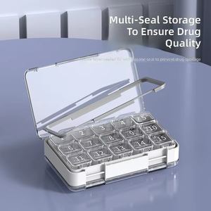 กล่องใส่ยาแบบรายเดือน 31 วัน วัสดุ PP สำหรับจัดเก็บวิตามินและยาประจำสัปดาห์ - Product Image 6