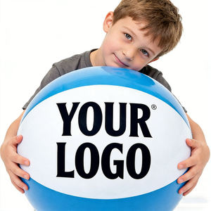 Pelota de Juego para Piscina al Aire Libre con Logotipo Personalizado de Fábrica, Juguete Acuático, Pelota de Natación, Pelota de Playa Inflable de PVC - Product Image 3