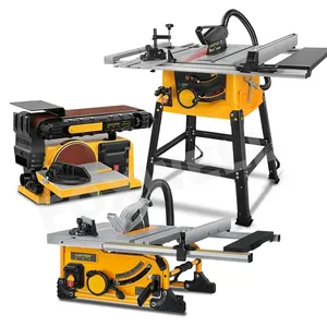 Sierra de Mesa de 10 Pulgadas para Trabajar la Madera, Puede Equiparse con Máquina de Grabado, Sierra Ingletadora, Sierra de Doble Propósito para Aluminio y Madera - Product Image 3