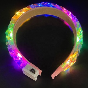 Creative LED Light-Up pellicola colorata fascia magica incandescente per capelli accessori per la laurea Ramadan Festival evento festa di <span class=keywords><strong>Halloween</strong></span> - Product Image 6