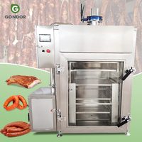 Four vertical commercial électrique 1100W à énergie solaire pour viande, poisson, poulet, tofu et dinde, en promotion