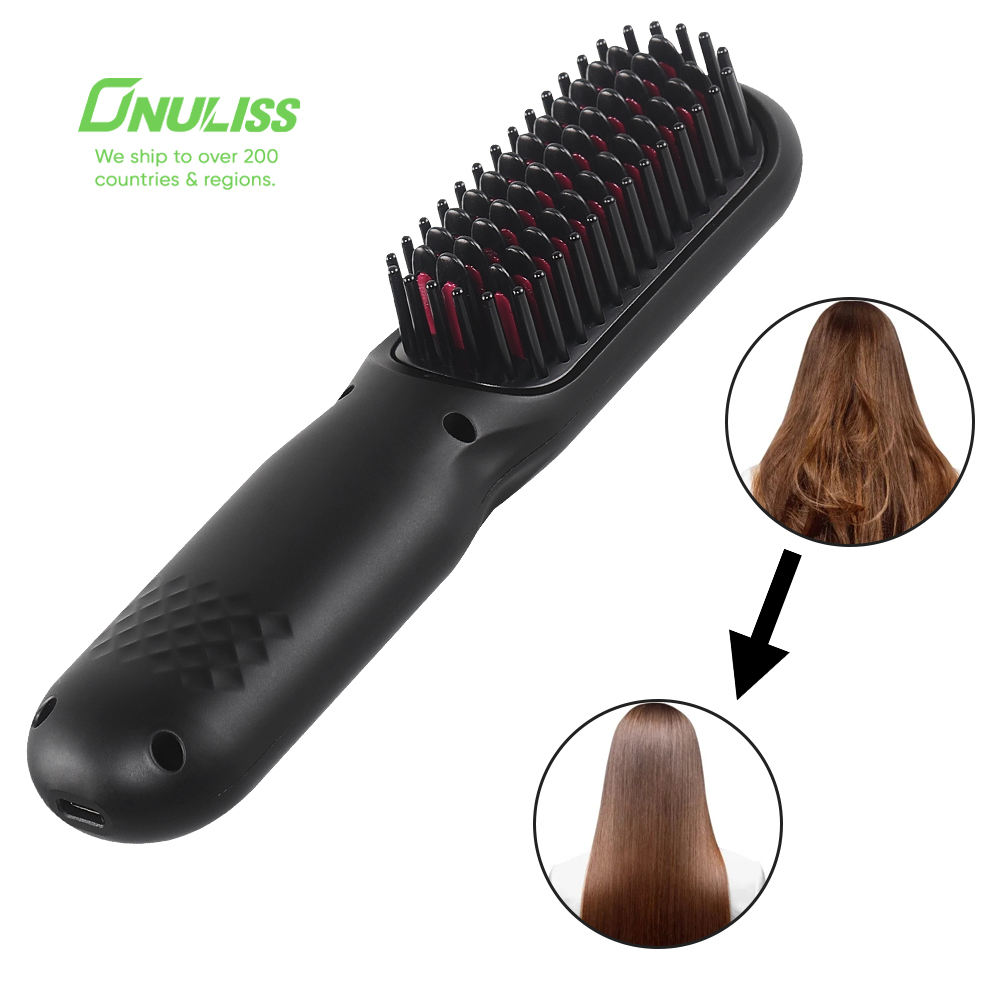 CE ROHS Electric Hair Brush Straighteners Popular Flat Iron