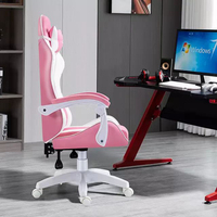 Chaise de jeu Led Rgb Fantech repawn avec Logo brodé et Support pour le dos et le cou