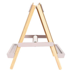 Planche à dessin pour enfants Chevalet en bois avec papier à dessin Montessori planche à <span class=keywords><strong>craie</strong></span> en bois massif pliable double panneau réglable - Product Image 5