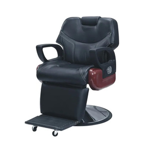 Fauteuil de barbier <span class=keywords><strong>salon</strong></span> de coiffure <span class=keywords><strong>la</strong></span> villa de barberia fauteuil de barbier chai inclinable en cuir véritable - Product Image 6
