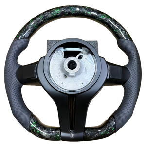 Volante in Fibra di Carbonio Forgiata di Produzione Industriale per <span class=keywords><strong>BMW</strong></span> M3 M4 F80 F82 E90 E91 X5 F15 X6 F16 F10 F30 F32 F36 F60 - Product Image 6