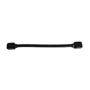 Cable de bloqueo de puerta inteligente de aleación de Zinc de cabeza cuadrada negra de 40cm protege el producto de Control de acceso de bucle de puerta blindada - Product Image 6