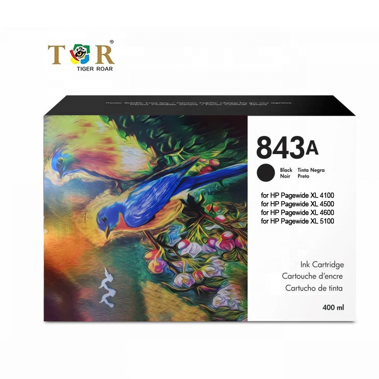 HP843A 843C Ink Cartridges - Remanufactured for HP XL Printers