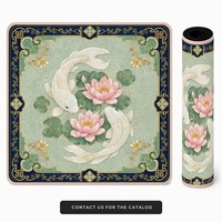 Tapis de souris en microfibre durable de 31,5 pouces avec bords cousus, tapis de table Mahjong, idéal pour un cadeau de fêtes