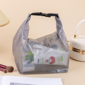 <b>Transparent</b> Waterproof Toiletry <b>Bag</b> Rectangle Gray Water Resistant Home Storage <b>Makeup</b> Organizer Summer 2024 - Product Image 4