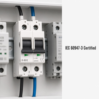 Saklar Isolasi Modular DIN Rail 1P 2P 3P 4P 40A 63A 240/415V AC Saklar Pemutus Isolasi untuk Papan Distribusi