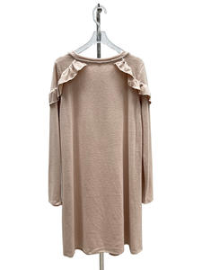 Nuevo vestido de pendientes de cuello redondo suelto de otoño para mujer de talla grande europea y americana - Product Image 2