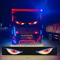 Panneau LED Pixel DIY RGB Led Devil Eyes pour Camion Publicité Logo Light App Control RGB LED Devil Truck Eyes Light