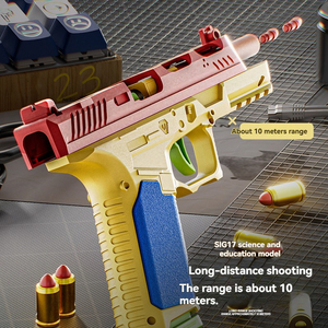 Pistolet <span class=keywords><strong>Airsoft</strong></span> en Plastique <span class=keywords><strong>1911</strong></span> à Tir Continu, Écologique, Forme de Dessin Animé Amusante, avec Éjection de Douilles, pour Garçons - Vente en Gros - Product Image 1