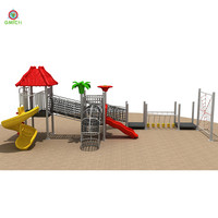 Fabricant chinois Jinmiqi Factory, équipement de terrain de jeu extérieur personnalisé pour enfants, parc de jeux, exercice sportif, filet de corde pour l'escalade