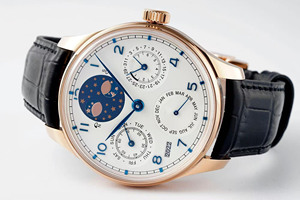 Montre-bracelet de luxe pour <span class=keywords><strong>homme</strong></span>, boîtier en acier inoxydable or rose de qualité supérieure, 44 mm, automatique, mécanique, phase de lune, <span class=keywords><strong>calendrier</strong></span> perpétuel - Product Image 3