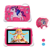 YPORANGECHENG Tablet Android 7 Inci untuk Anak-anak 2GB+32GB Quad Core MTK6735 Tablet Anak Logo OEM Kustom Mini PC