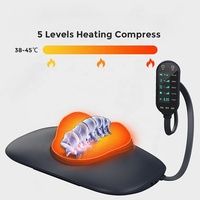 Appareil de traction cervicale rechargeable avec pompe à air électrique, soutien pour le soulagement des douleurs cervicales, gonflable et chauffant, étireur cervical