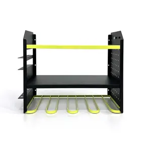 Joyings factory price 3-tier Garage Storage Heavy Duty Wall Mounted Storage Rack Floating Tool Shelf For garage Tool organizer