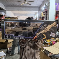 Senapan Peluru Lunak Luochen 55 Asli Grosir, Senapan Sniper Simulasi Pertempuran 191, Senapan Mesin Serbu untuk Anak Laki-laki