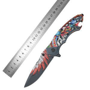 Couteau de poche pliable de survie en plein air, design personnalisé, vente en gros, best-seller, entièrement imprimé en 3D - Product Image 3