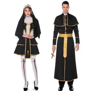 New Drama Priest of the Virgin Mary <strong>Costume</strong> Party Women Sexy <strong>Nun</strong> <strong>Costume</strong> Set Performance Missionary <strong>Costume</strong> - Product Image 6