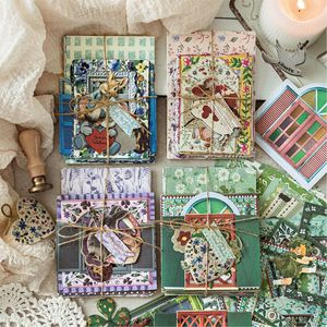 45 feuilles/paquet Garden Post Office Series Vintage Country-Style Planner Décorations Material Pack - Product Image 2