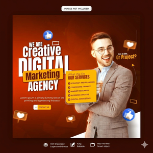Servicio de Agencia de Marketing Digital Creativo con Anuncios en Redes Sociales y Optimización para Motores de Búsqueda - Product Image 1