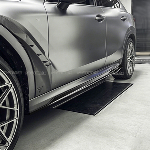 กระโปรงข้างแบบยืดได้สำหรับ BMW X6 G06 lci ผ้าคาร์บอนไฟเบอร์แบบใหม่ - Product Image 5
