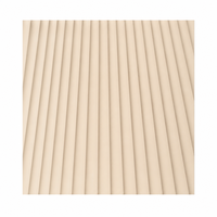 Panneaux muraux 3D ondulés de luxe pour hall d'hôtel, en MDF ignifuge sur mesure, épaisseur 18 mm