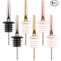 Bouchons anti-goutte en acier inoxydable de qualité alimentaire pour bouteilles de spiritueux – Accessoires de bar pour hôtels et restaurants
