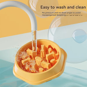 Küçük köpek ve kedi anti-boğulma besleme havzası çevre dostu PP malzeme Anti-Skid özelliği ile yavaş gıda köpek kase - Product Image 3