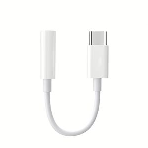 High Quality Type C to 3.5mm Splitter Audio <b>Adapter</b> Aux Audio Cable <b>Jack</b> for Earphones Headphones Speakers - Product Image 1