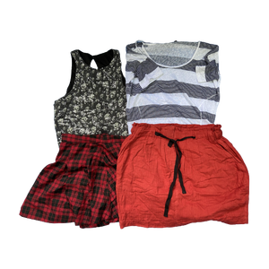 Vestidos de algodón usados para mujer, blusas de nailon para dormir/usar y pantalones mixtos, pantalones Polo para mujer, Faldas de seda polivinílica para mujer - Product Image 2