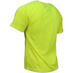 T-shirt de sécurité personnalisé en maille polyester à manches courtes, haute visibilité, respirant, séchage rapide, vêtements de travail - Product Image 2