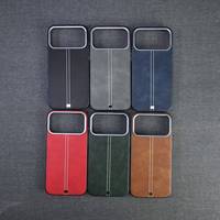 Étuis de téléphone en cuir végétalien pour la série 17 - Charge sans fil magnétique, antichoc, personnalisable, source directe d'usine