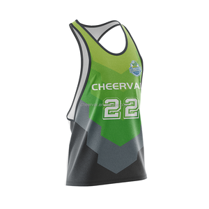 Maglia da pallavolo ad asciugatura rapida senza maniche maglia da Beach volley da uomo abbigliamento duro da pallavolo - Product Image 2