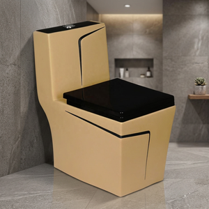 WC monobloc moderne en céramique blanche Vistaar à réservoir encastré et double chasse, à poser au sol - Product Image 6