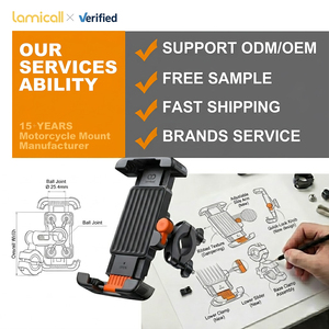 Soporte para Teléfono de Motocicleta Lamicall BCSP20 de Liberación Rápida, Plegable, con Bloqueo de Seguridad, Abrazadera para Manillar de Bicicleta, Antirrobo - Product Image 5