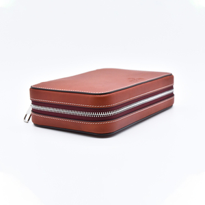 Full Grain Leather Electronic Organizer Travel Tech Case Electronics Accessories Portable Holder for for Charger Cables - Product Image 2