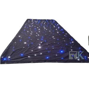 Cortina LED con Luces Azules y Blancas, Telón de Fondo para Eventos - Product Image 1