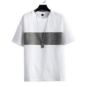 T-shirt pour homme A6104, 200 grammes, tissé en polyester/coton, imprimé, écologique - Product Image 2