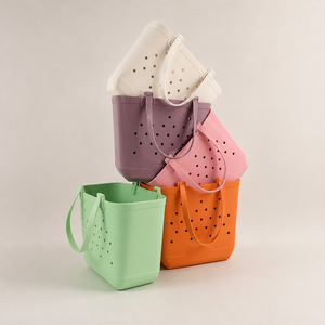 Sac de plage en EVA découpé à faible MOQ, personnalisable avec logo, respirant, imperméable, en caoutchouc, pour piscine, vacances d'été, extérieur, vente en gros - Product Image 1